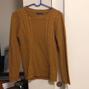 Cable knit sweater